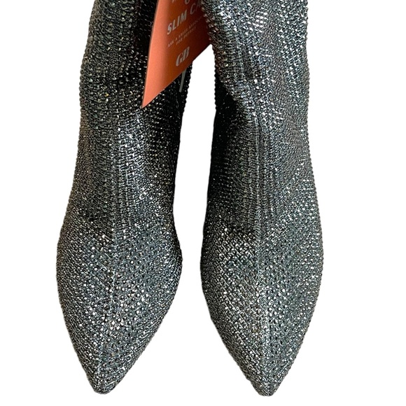 GB Queen-Bee Rhinestone Over The Knee Boots - See Video!! - Picture 11 of 15